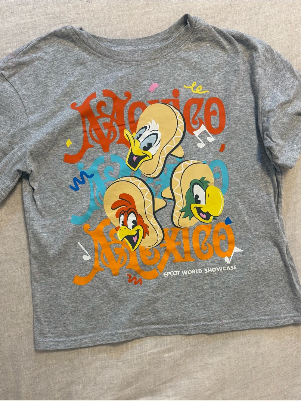 Walt Disney World Epcot World Showcase "The Three Caballeros" Mexico T-Shirt
